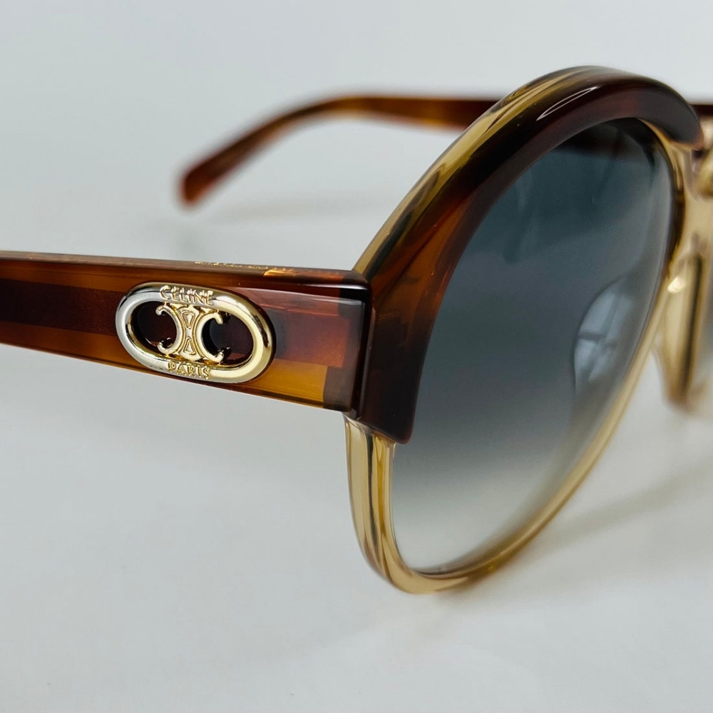 Celine CL401541 46B 61/17 140 Brwn Sunglasses.